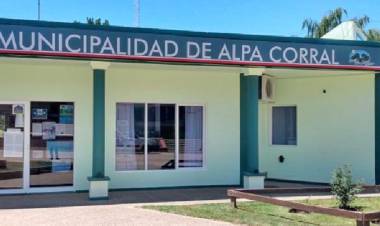 Por un nuevo caso de Covid, en Alpa Corral cierran la Municipalidad