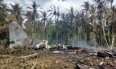 Accidente de avión militar en Filipinas deja al menos 29 muertos