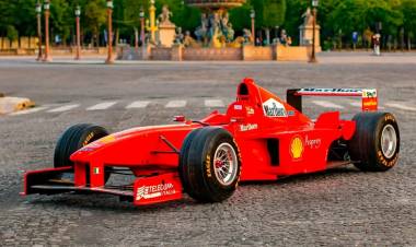 Subastaron en más de 6 millones de dólares la Ferrari “invencible” que usó Michael Schumacher en 1998