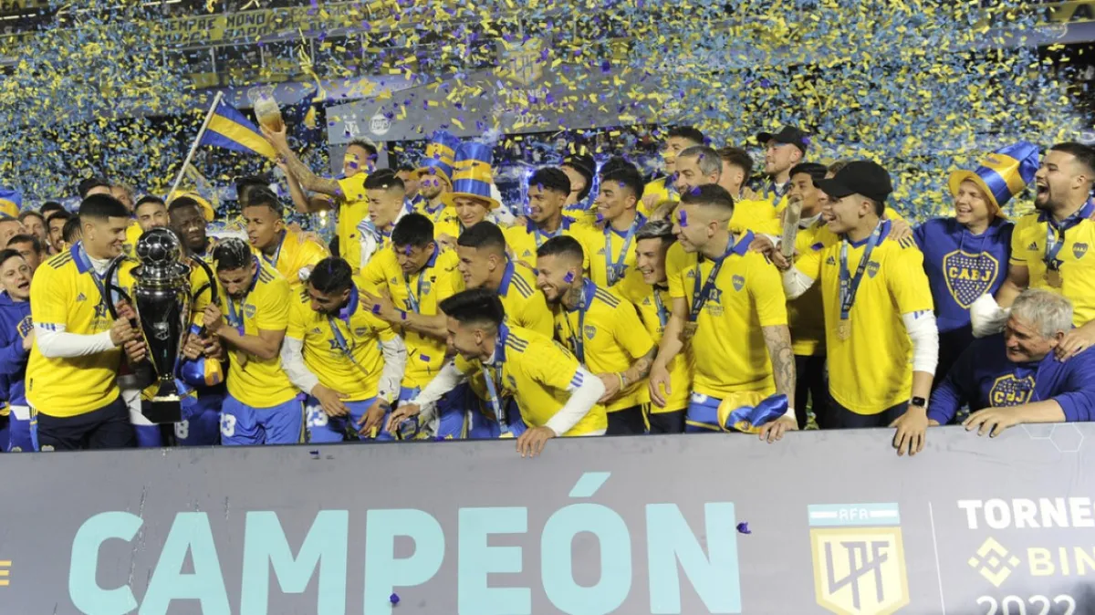 Boca se coronó campeón de la Liga Profesional de Fútbol