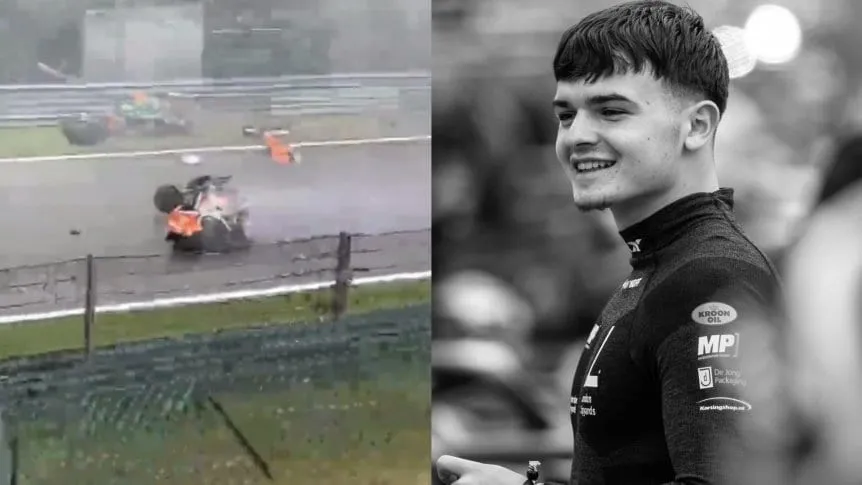 Tragedia en la Fórmula Regional Europea: murió Dilano Van't Hoff, piloto de 18 años