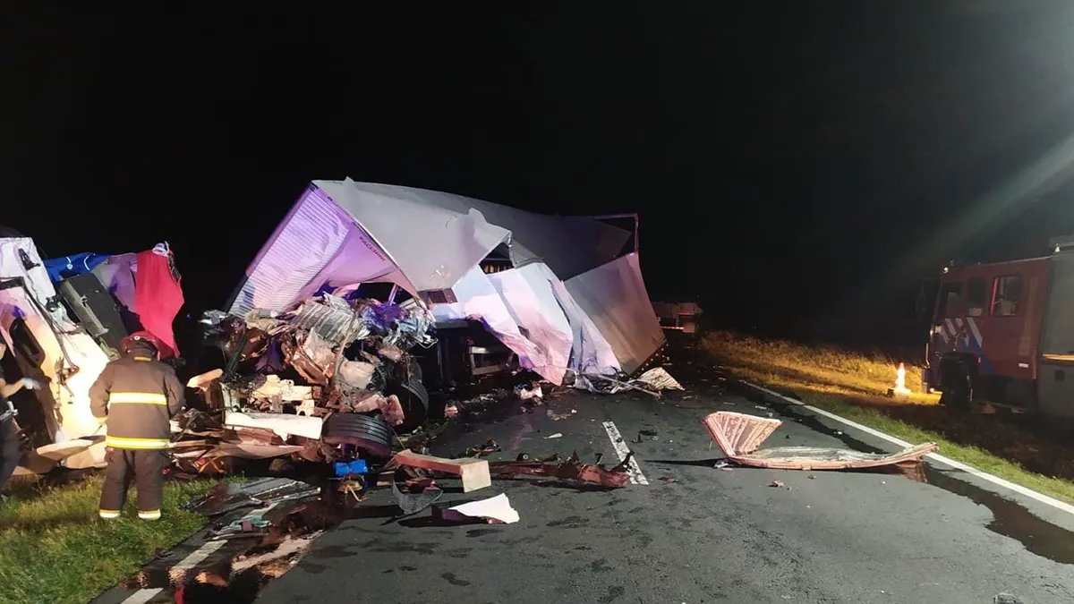Mackenna: dos camioneros murieron tras un choque en ruta 7