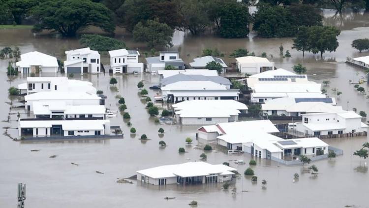 Miles de personas fueron evacuadas por las inundaciones tras un temporal histórico en Australia