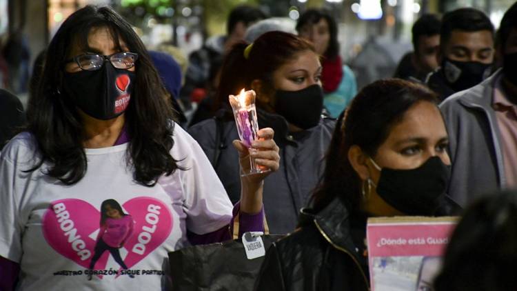 Familiares y vecinos de Guadalupe realizaron una marcha a 100 días de su desaparición