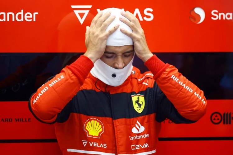 Charles Leclerc sufrió con otro error estratégico de Ferrari en el GP de Bélgica de Fórmula 1 y estallaron los memes