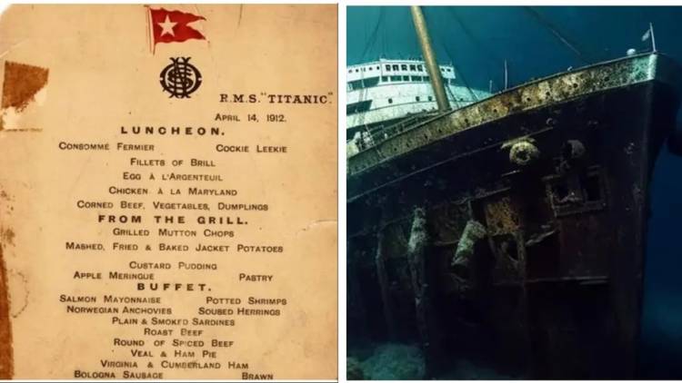 Subasta: pagaron más de US$ 100.000 por un menú del Titanic