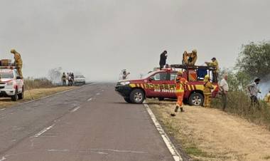 Bomberos de la región, en Corrientes: "Sentimos que nos ven como su salvación"