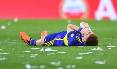 Boca: Barco se desgarró pero no quedó descartado para la vuelta ante Racing