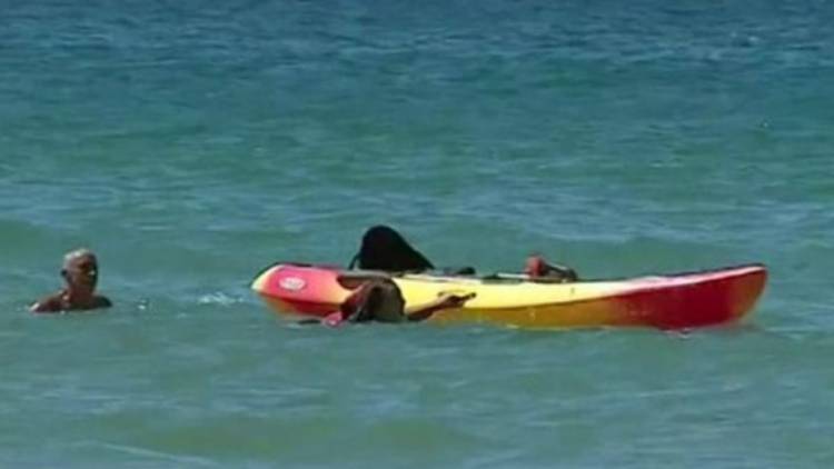 De vacaciones en la playa, el presidente de Portugal se tiró al mar y salvó a dos turistas
