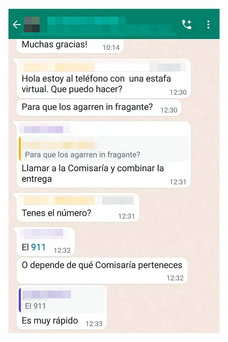 “Estoy al teléfono con una estafa virtual”: el mensaje de una vecina de Palermo que logró frustrar un robo