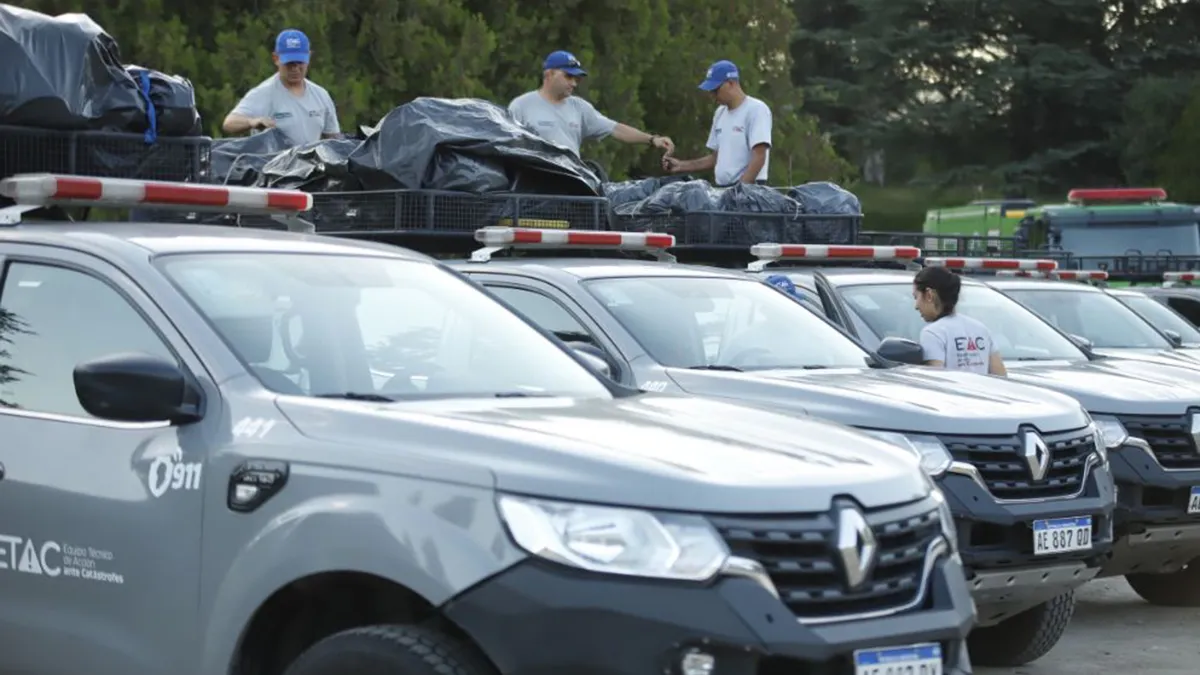 El Equipo Técnico de Acción ante Catástrofes de Córdoba, rumbo a Chile