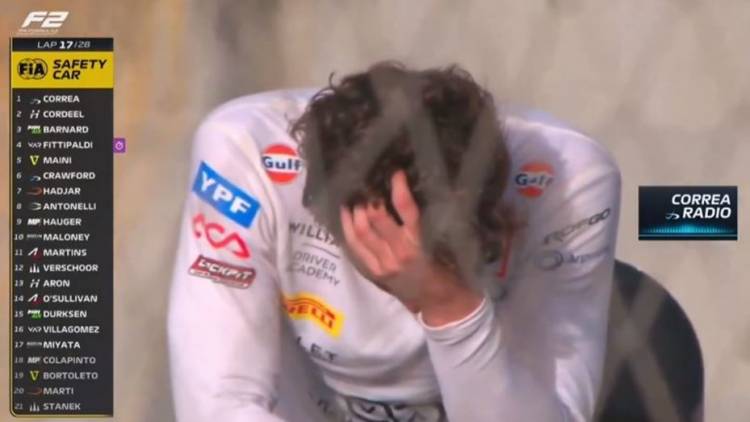 Franco Colapinto tuvo una jornada para el olvido y debió abandonar en el GP de Arabia Saudita en Fórmula 2