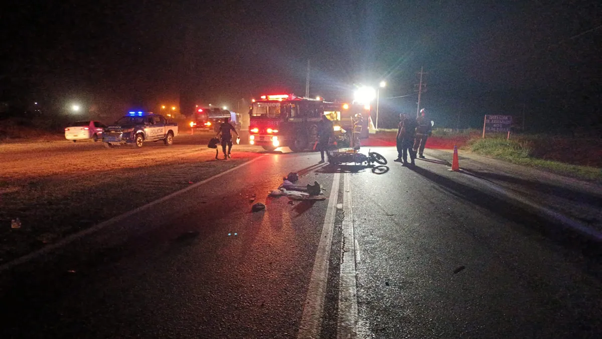 Un motociclista falleció en ruta 8: investigan las causas